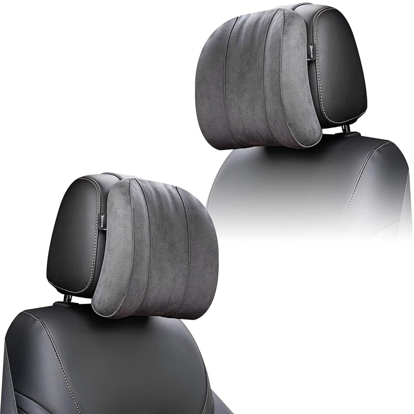 Premium Memory Foam Car Pillow Duo
