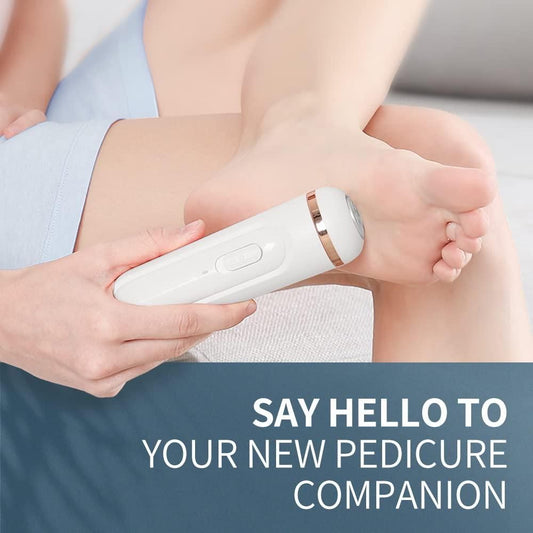 Rechargeable Electric Foot Scrubber for Dead Skin & Callus Removal