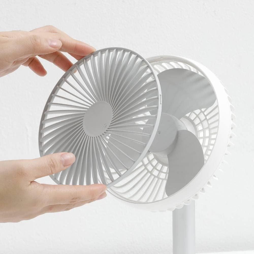 Smart Rechargeable Telescopic Pedestal Fan – Adjustable Height & Wireless Cooling
