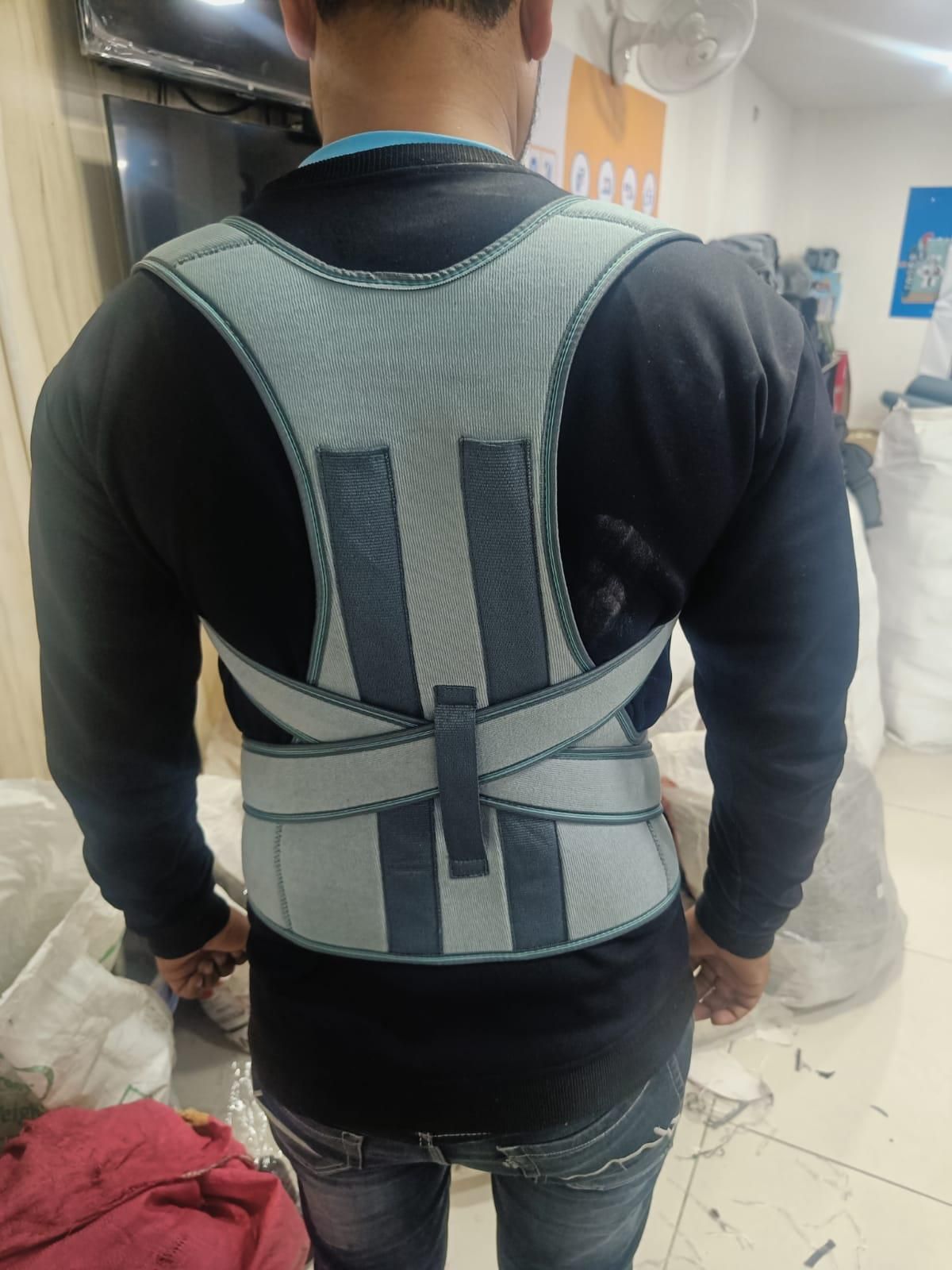 Adjustable Back & Shoulder Posture Corrector Brace for Pain Relief & Spine Alignment