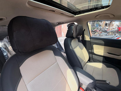 Premium Memory Foam Car Pillow Duo