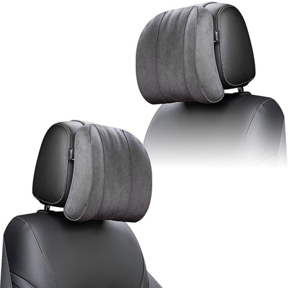 Premium Memory Foam Car Pillow Duo