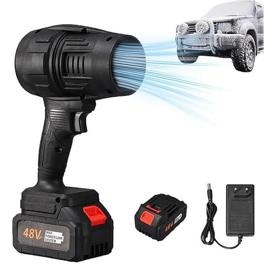 Cordless Turbo Jet Blower – Powerful Handheld Air Dryer for Car Cleaning, Dust Removal & Snow Clearing
