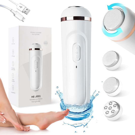 Rechargeable Electric Foot Scrubber for Dead Skin & Callus Removal