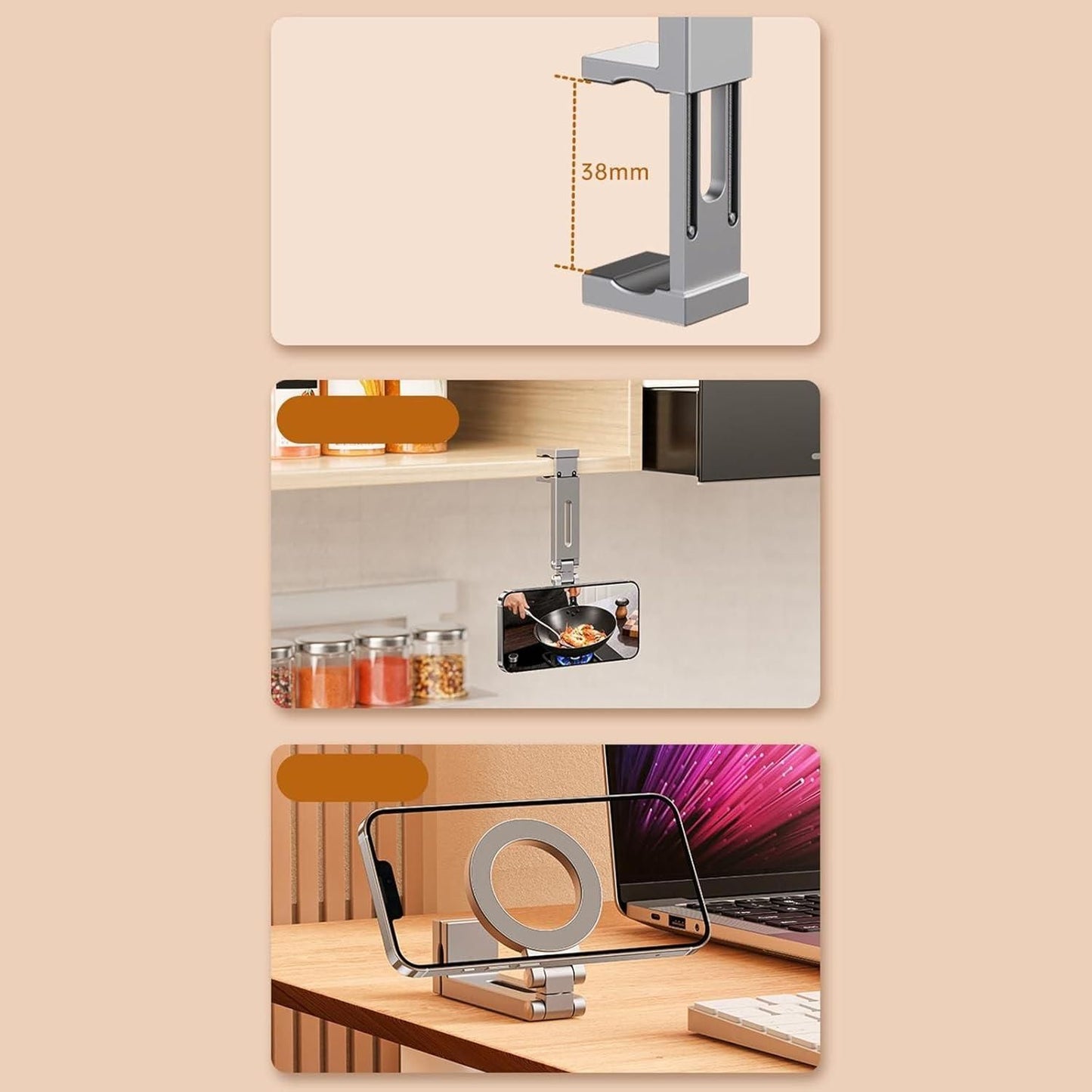 MagGrip Premium Magnetic Phone Stand