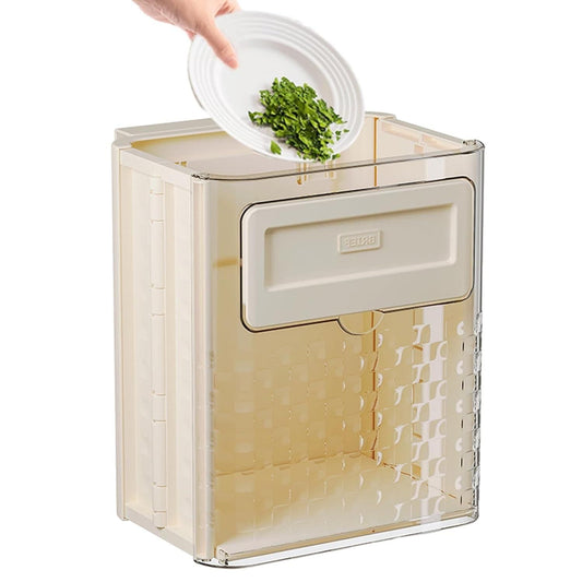 Foldable Wall-Mounted Kitchen Trash Bin – Space-Saving Hanging Waste Basket for Cabinets, Car & More