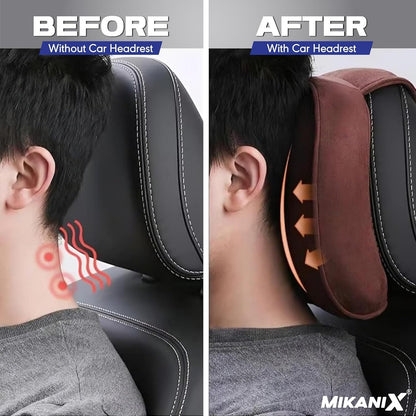 Premium Memory Foam Car Pillow Duo