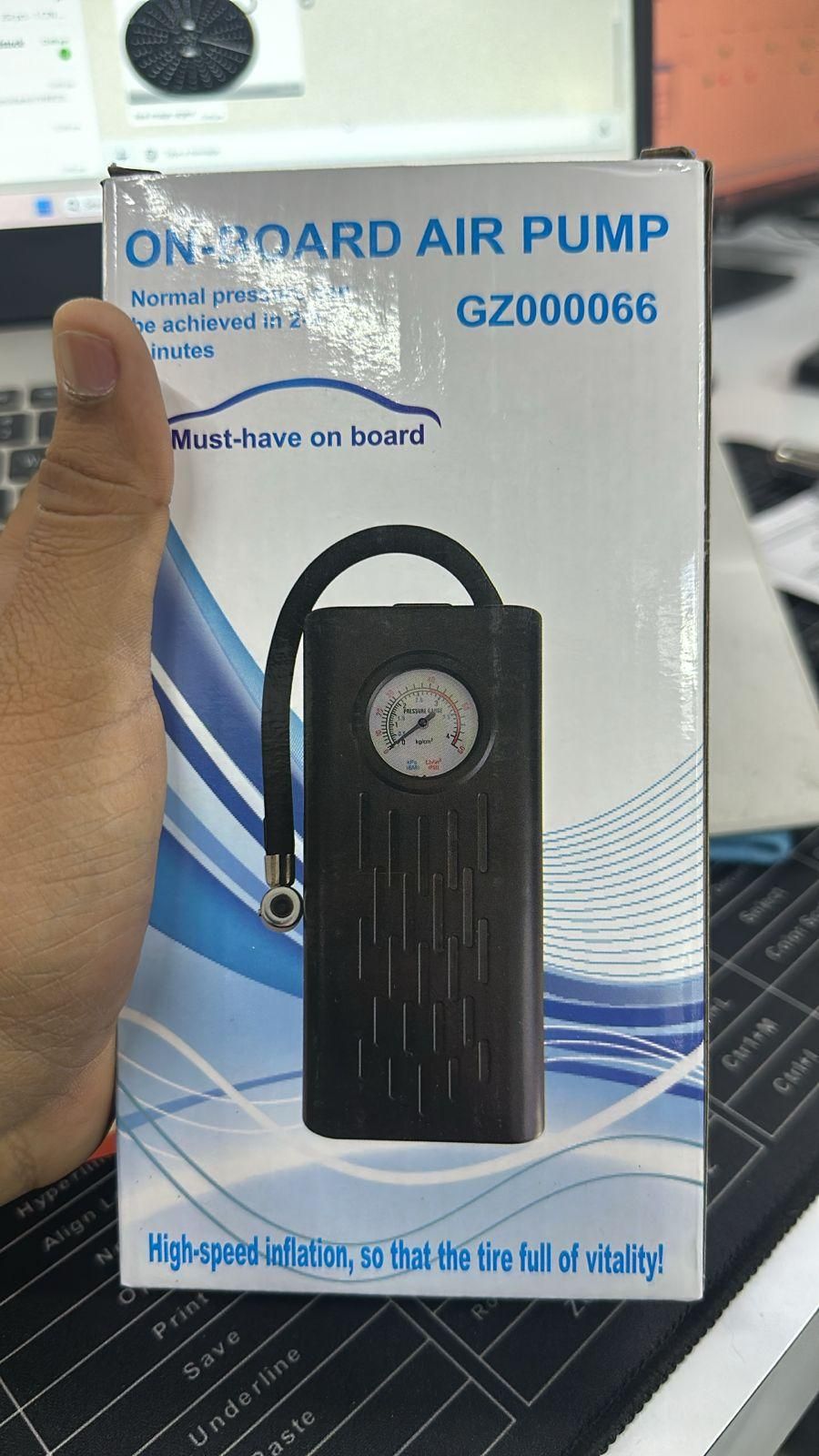 Smart Portable Air Compressor – Fast & Compact Tire Inflator for Car, Bike & Sports