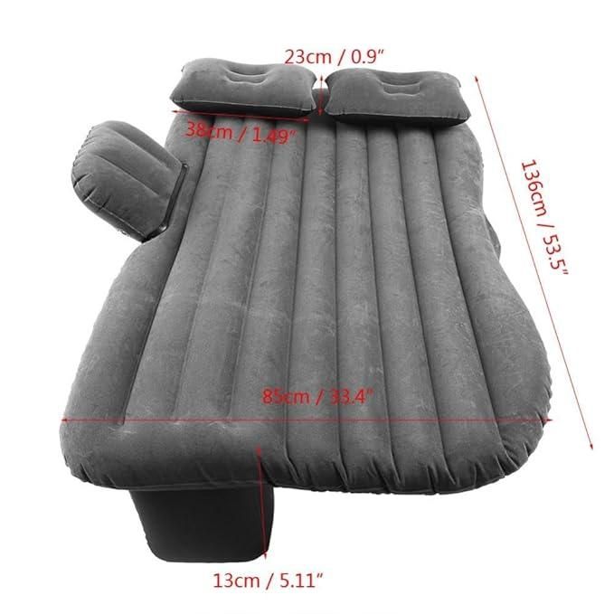 Inflatable Car Travel Bed with Dual Air Pillows – Ultimate Backseat Comfort for Long Journeys
