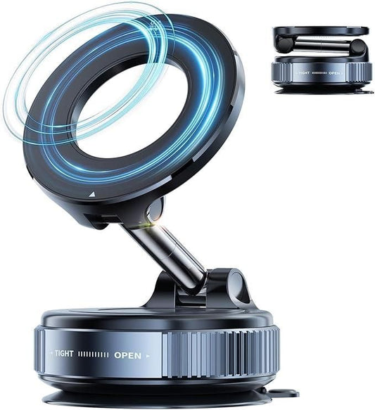 Universal Vacuum Suction Magnetic Phone Bracket – Hands-Free Mobile Holder for All Surfaces