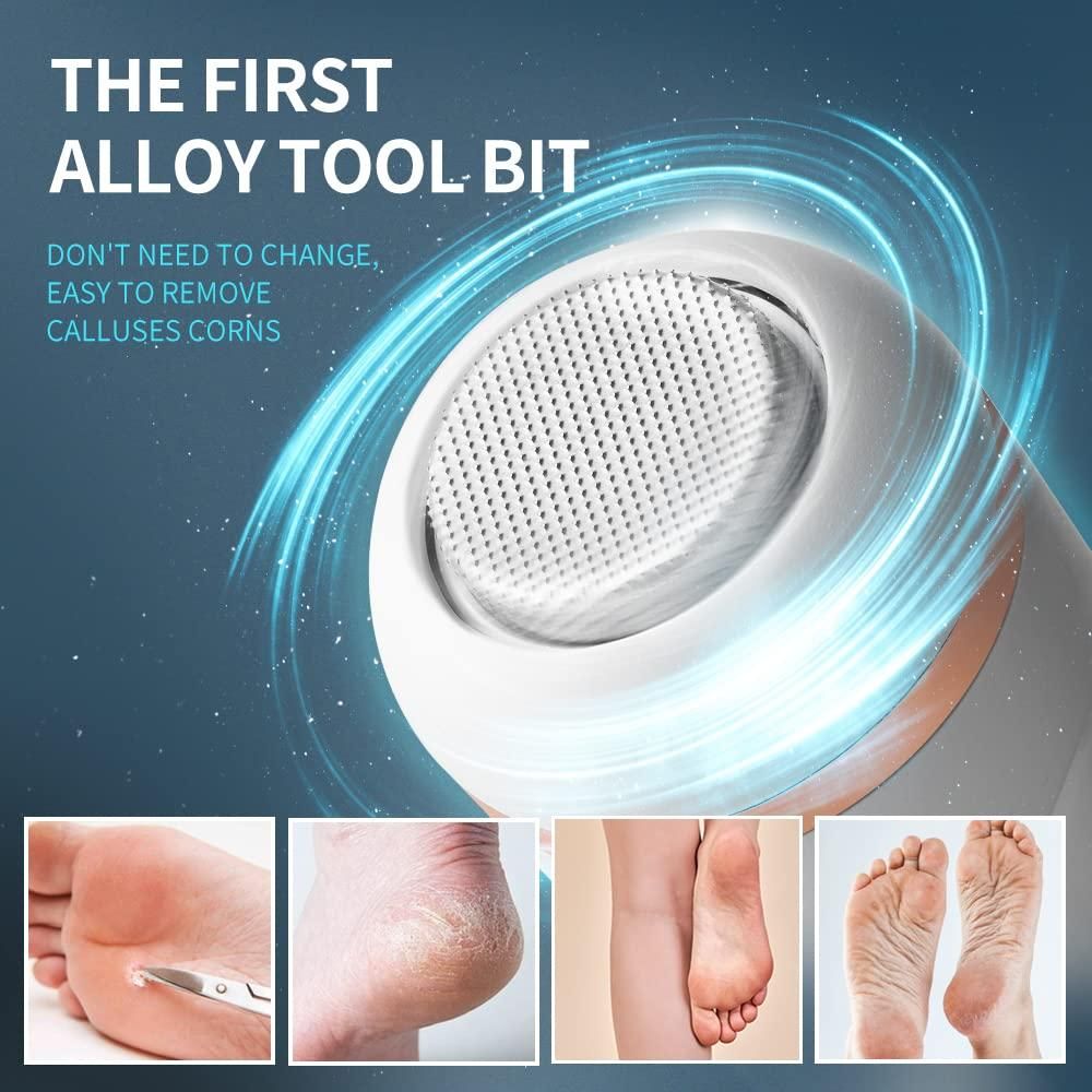 Rechargeable Electric Foot Scrubber for Dead Skin & Callus Removal