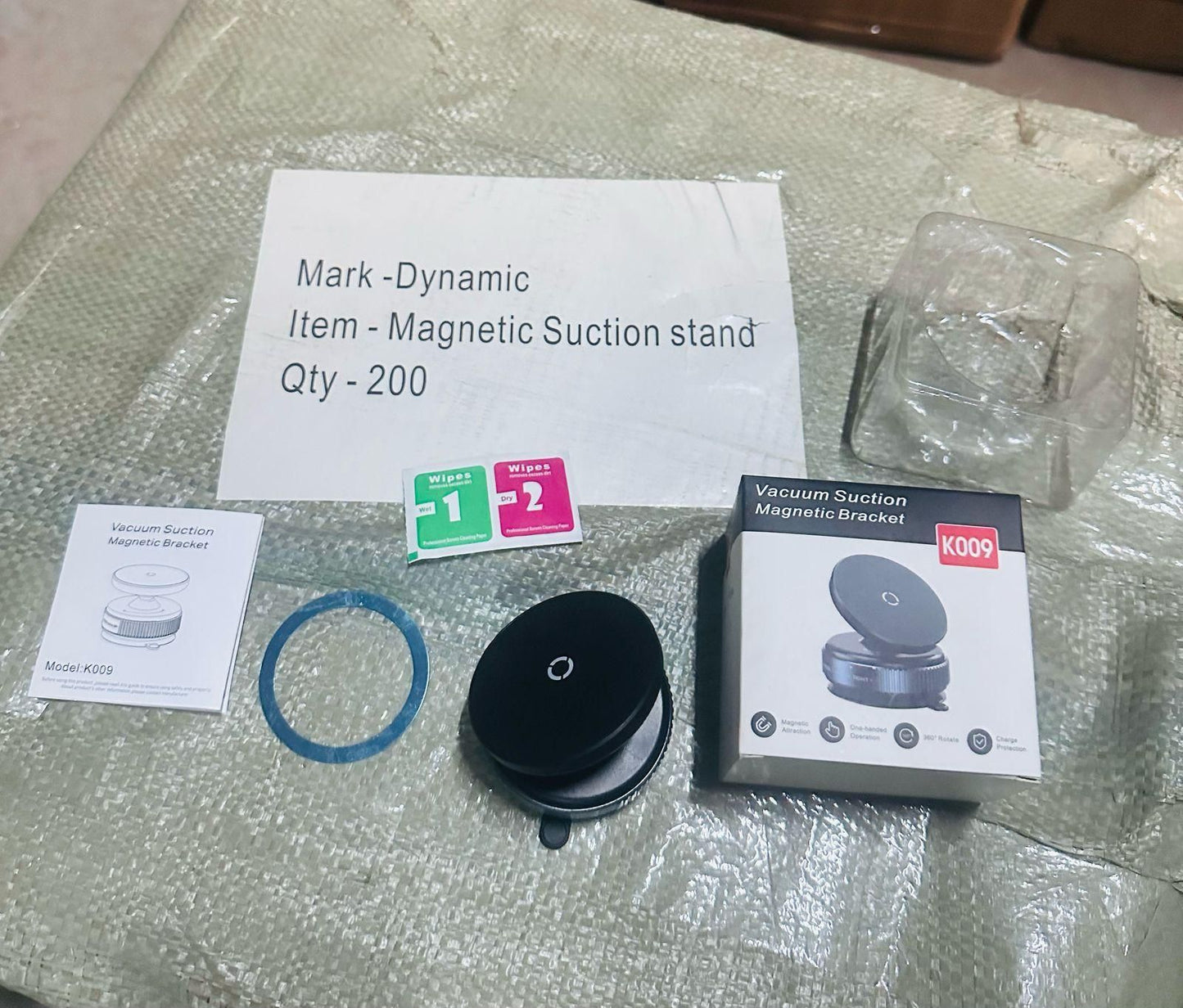 360° Magnetic Suction Phone Holder – Universal Mount for Car, Desk & Kitchen Use