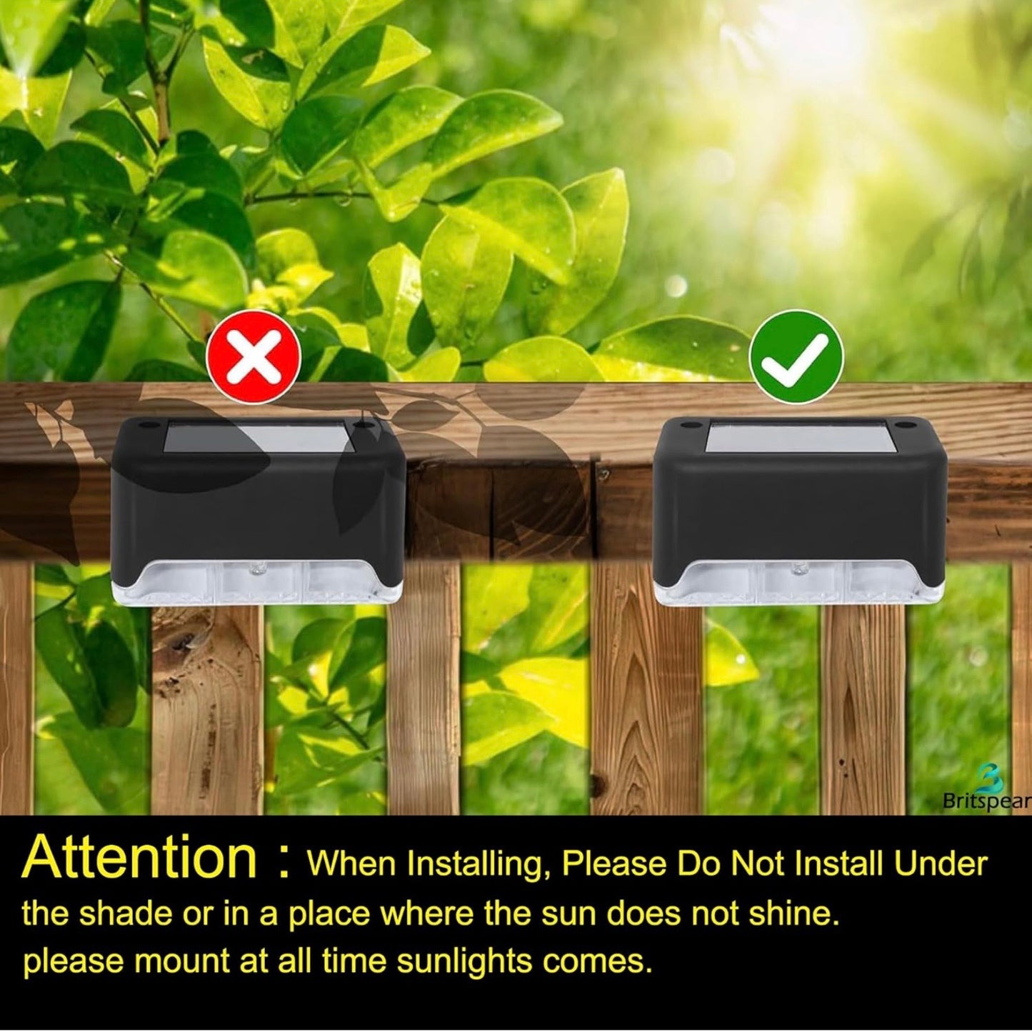 SetMart’s Solar Glow™ – Waterproof Deck & Pathway Lights, 4-Pack