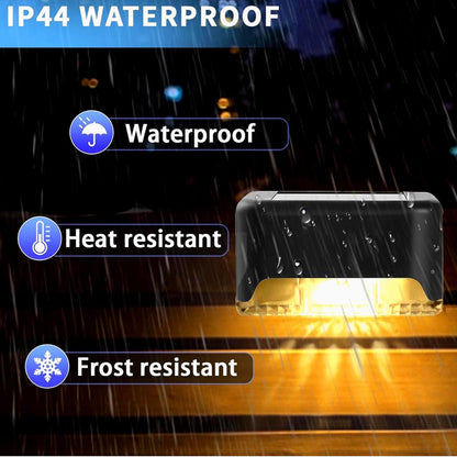 SetMart’s Solar Glow™ – Waterproof Deck & Pathway Lights, 4-Pack
