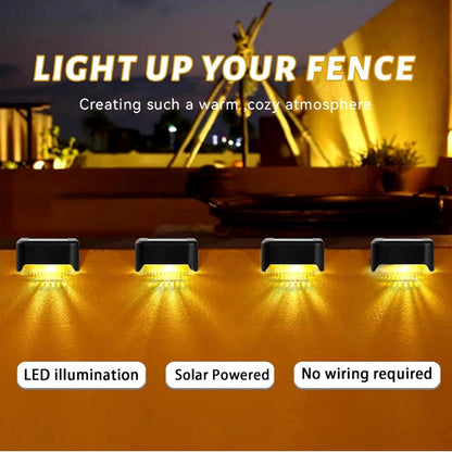 SetMart’s Solar Glow™ – Waterproof Deck & Pathway Lights, 4-Pack